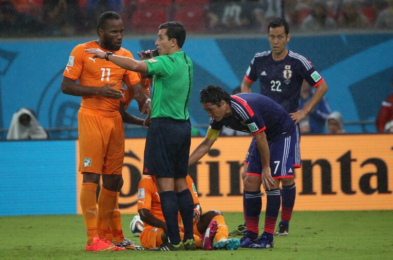 2014年W杯コートジボワール戦　©JMPA