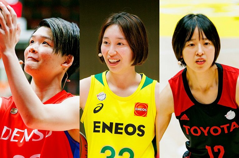 講師役を務めた赤穂ひまわり選手、宮崎早織選手、三好南穂選手（写真左から） ／ photograph by Kiichi Matsumoto