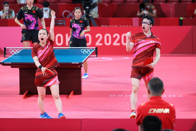 東京五輪、ミックスダブルス決勝　©JMPA