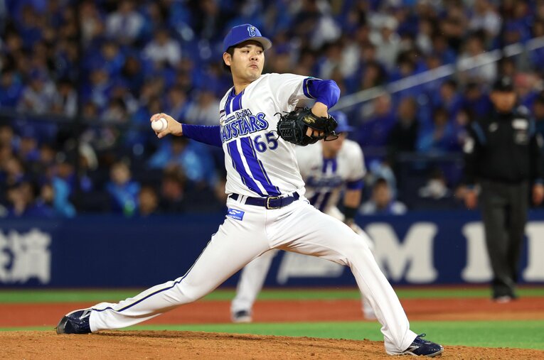 2018年育成ドラフト1位指名から22年に支配下登録、23年に一軍初登板。7年目にしてついに実力を開花させつつある宮城滝太。下の名前の読みは「だいた」　©JIJI PRESS