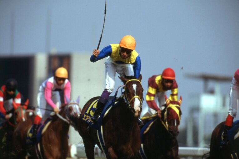 1996年オークス、エアグルーヴ　©Keiji Ishikawa