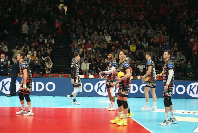 ペルージャの試合前練習（コッパ・イタリア準決勝）©︎Takashi Yuge