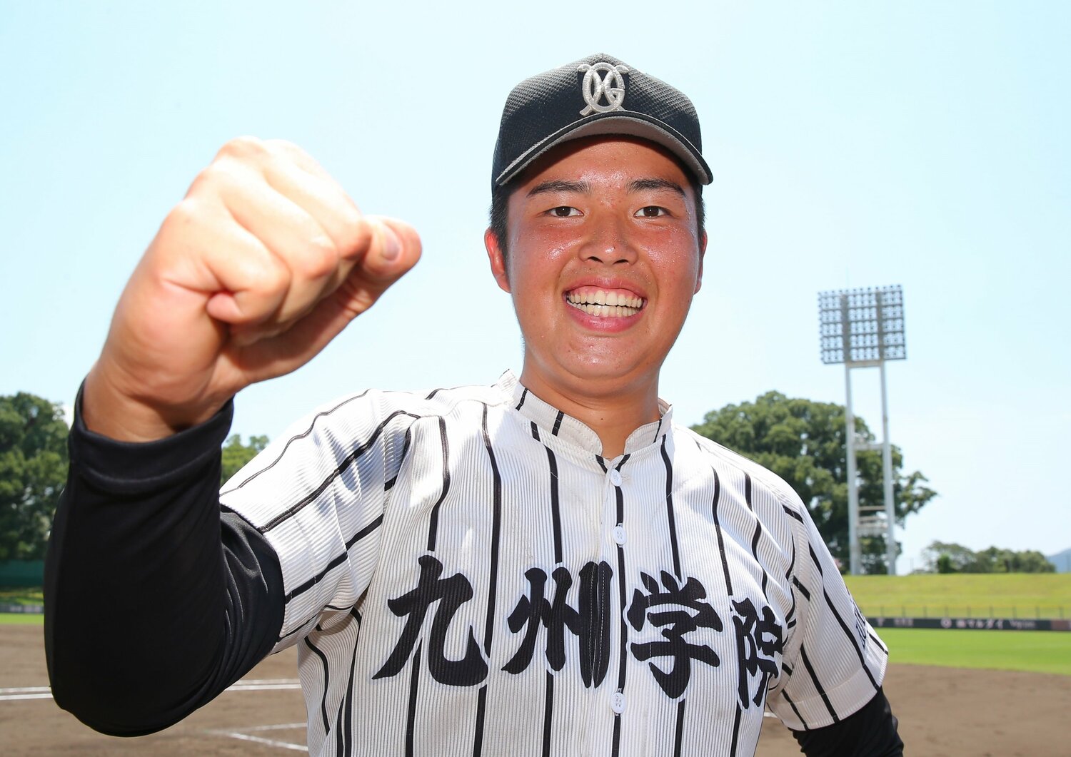 今夏、7年ぶりの甲子園に出場する九州学院。4番を打つのは村上宗隆の弟・村上慶太　©Sankei Shimbun