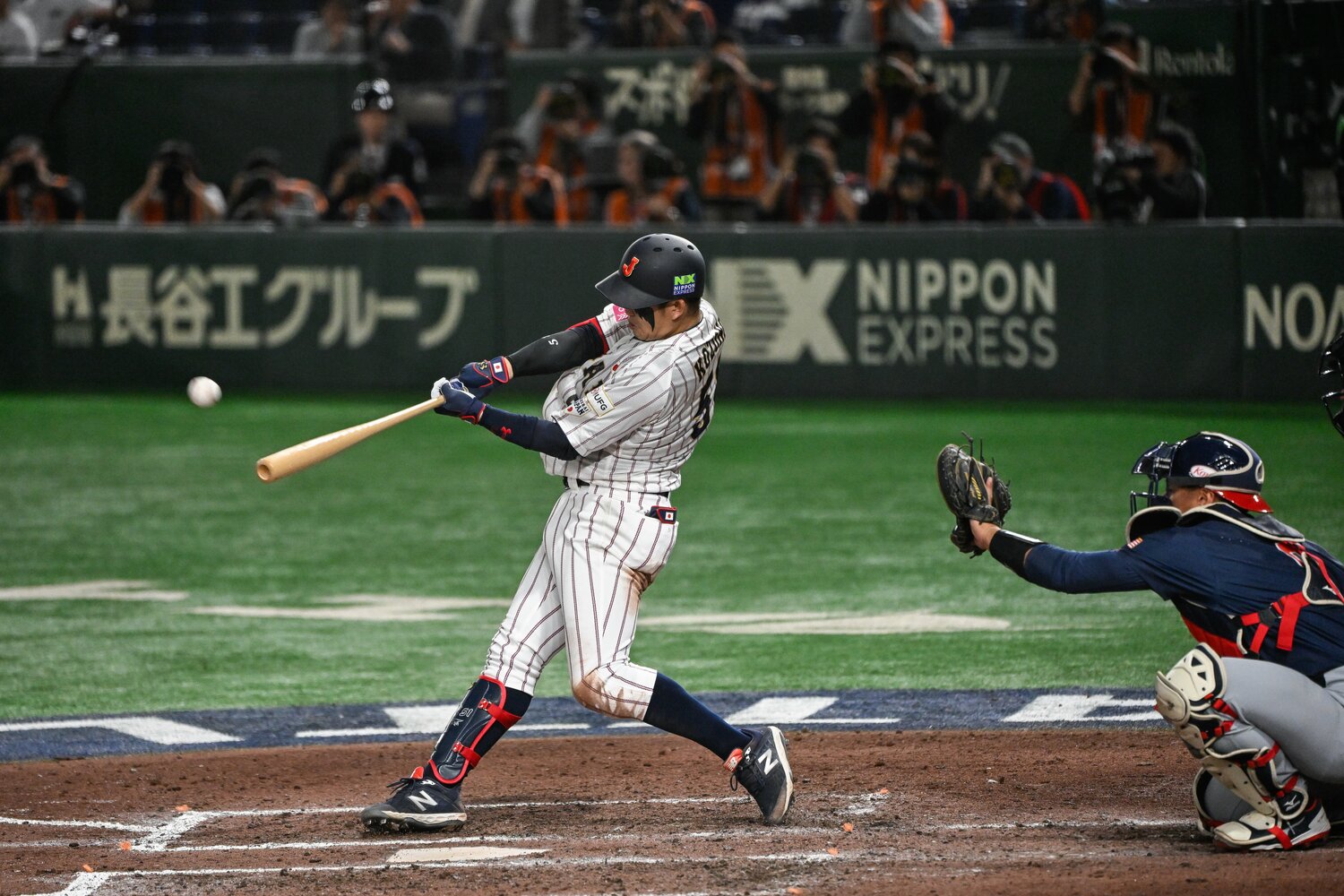 プレミア12米国戦で2本塁打を3安打7打点の爆発をみせた小園海斗　©Nanae Suzuki