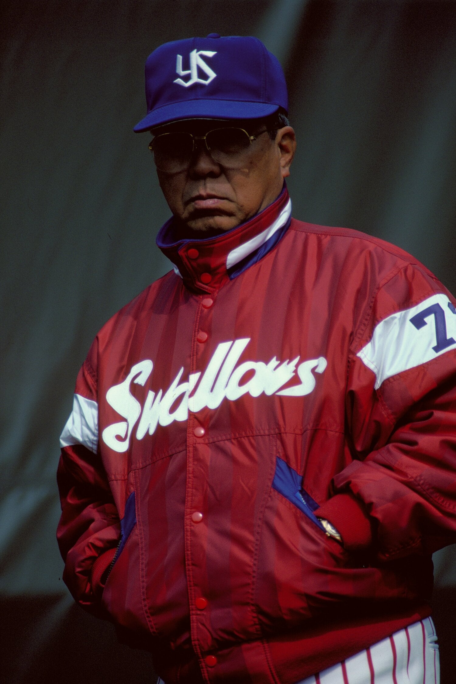 ヤクルト監督時代の野村克也 ©Naoya Sanuki