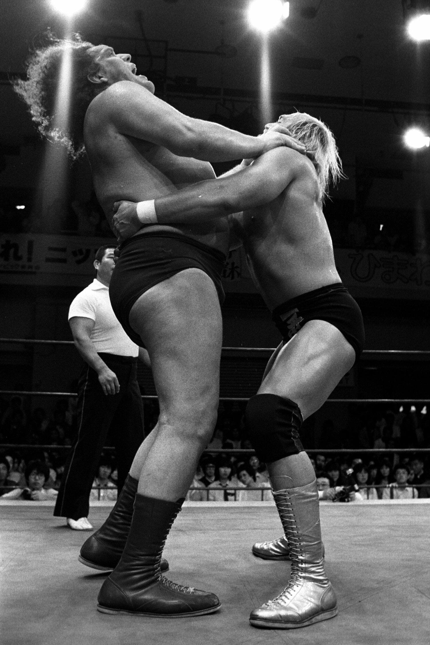 日本でも行われたアンドレ・ザ・ジャイアントvs.ハルク・ホーガン　©Essei Hara