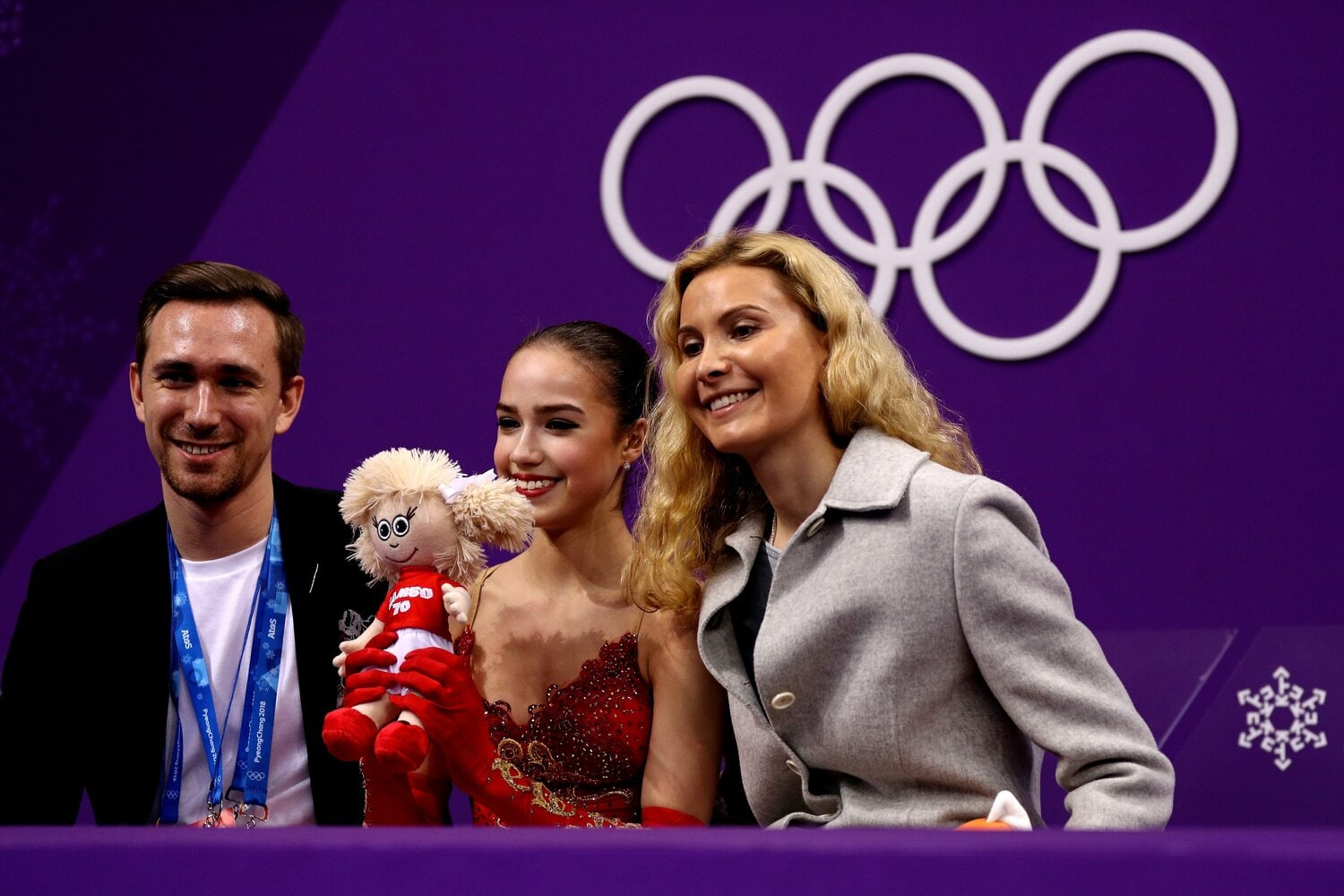 平昌五輪では門下生のザギトワが金メダリストに　©Getty Images