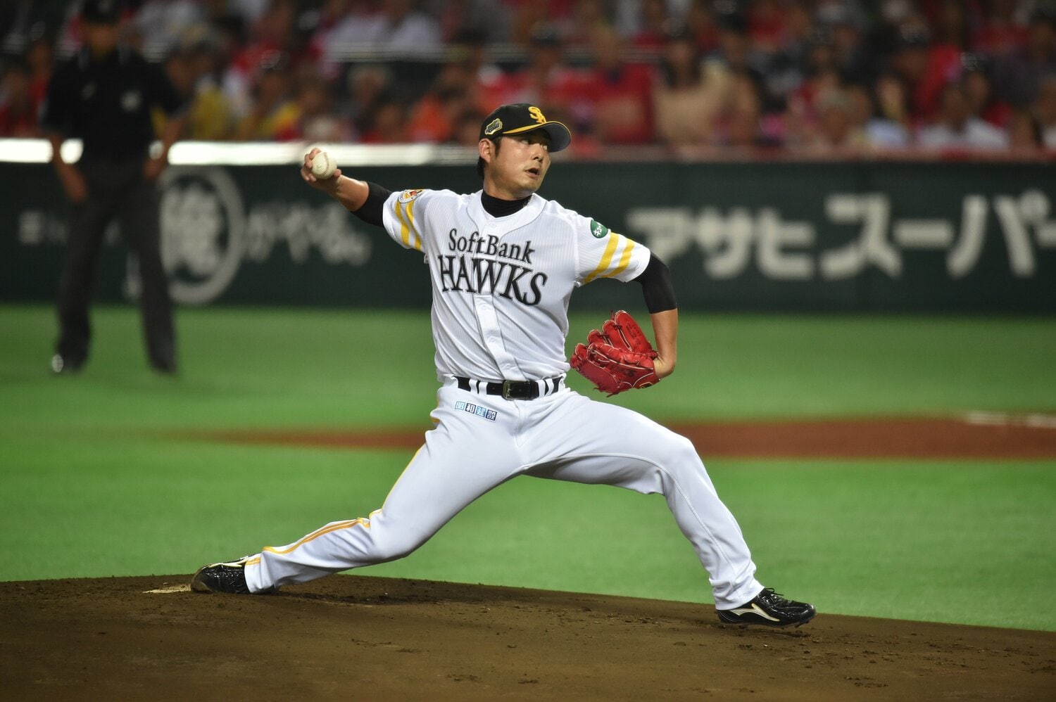 現役時代の攝津（2014年撮影） ©Hideki Sugiyama