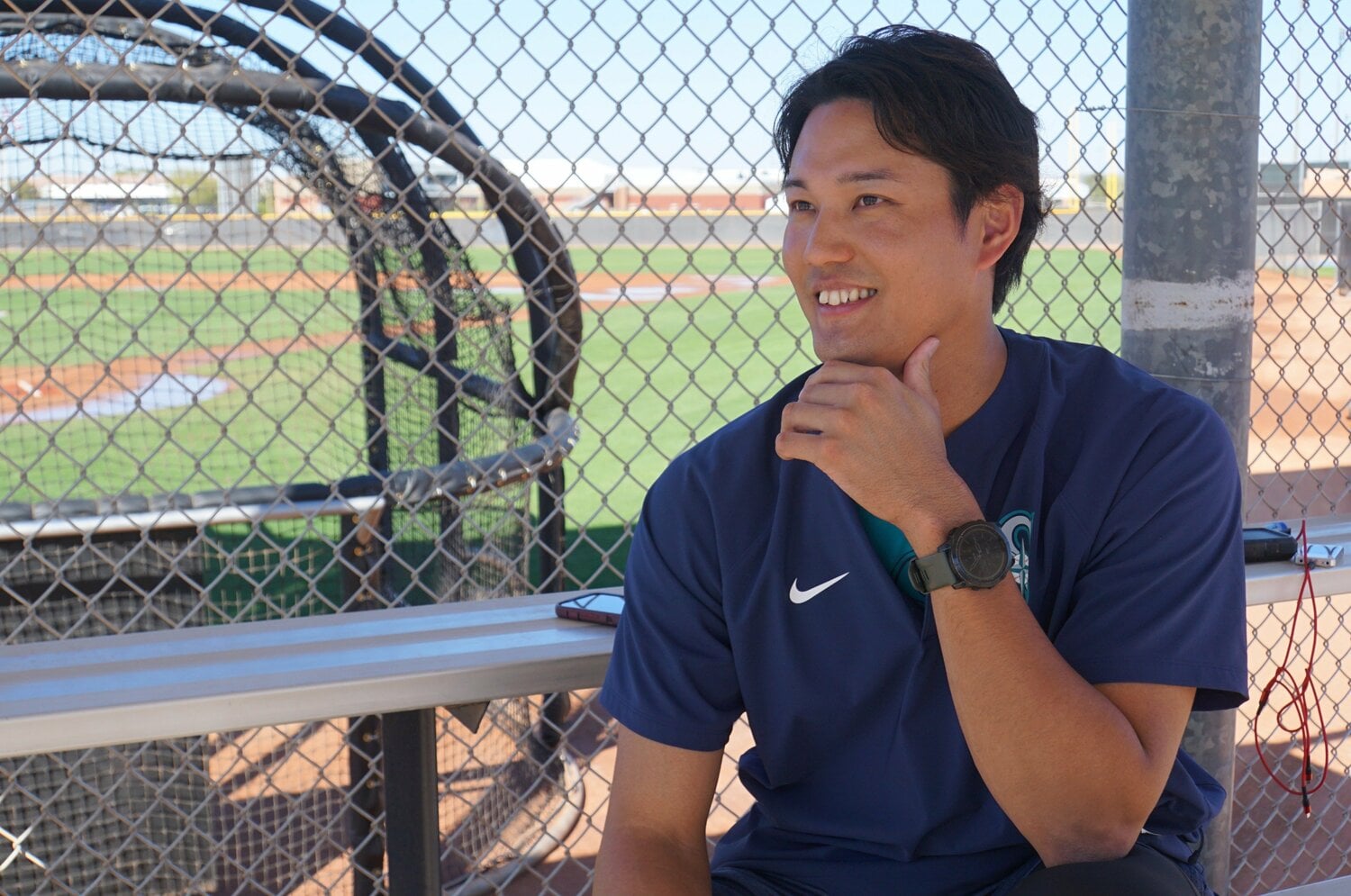 「割と、大谷じゃないけど、品行方正でいなきゃいけないと思っていたんで」 ©NumberWeb