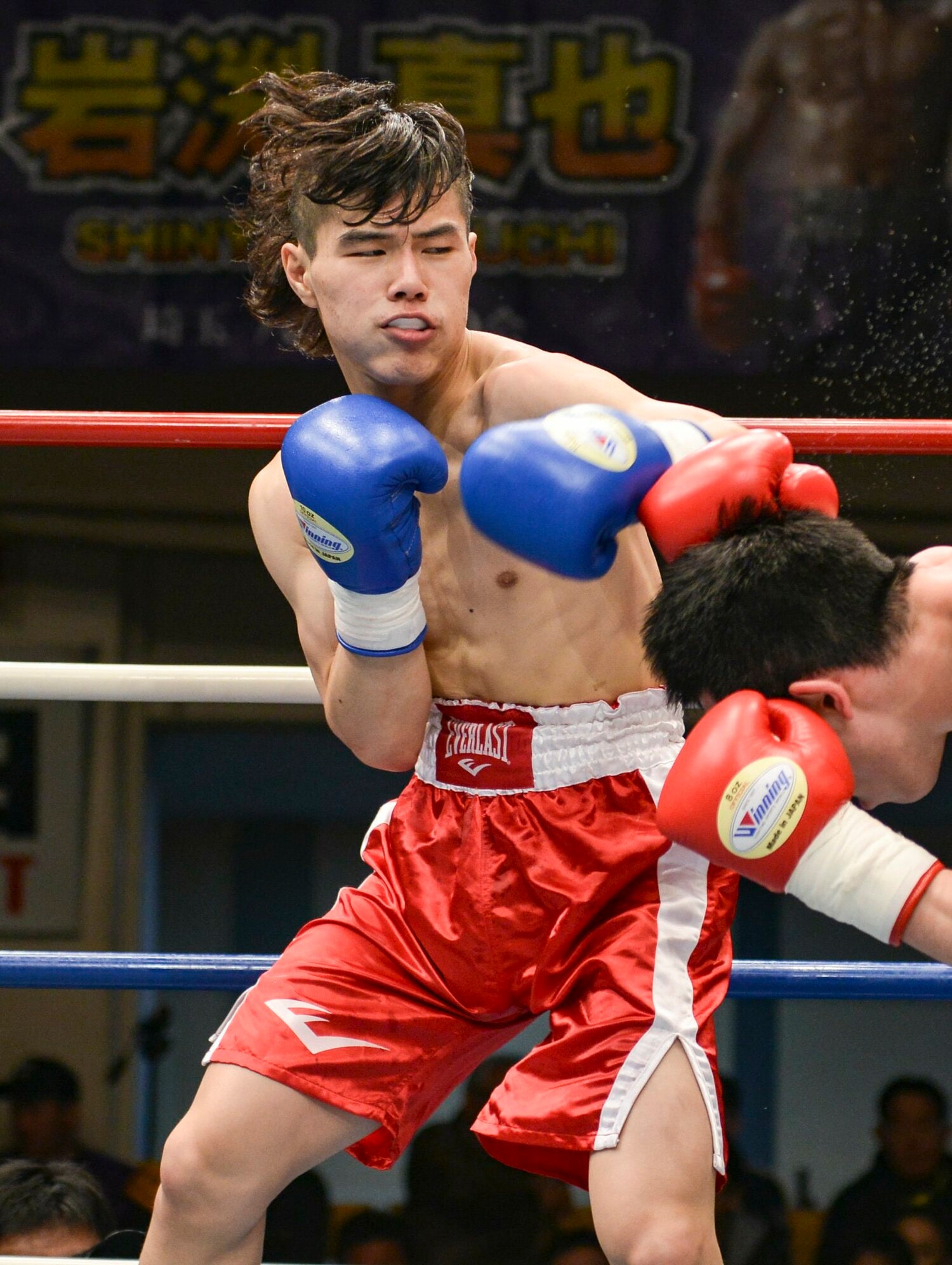 急遽、井上尚弥の防衛戦の対戦相手となったキム・イェジュン （当時20歳、2013年4月）©︎Hiroaki Finito Yamaguchi/AFLO