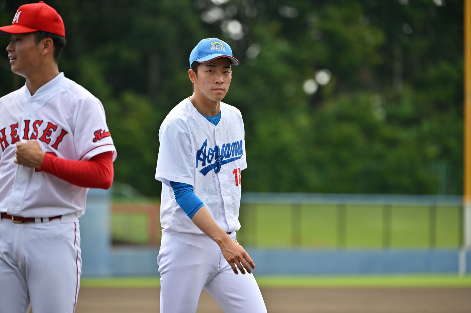 '24年にドラフト1位で広島へ入団した常廣羽也斗。指定校推薦での入学からエースの座を掴み取った photograph by Nanae Suzuki