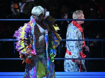オカダ・カズチカが「1・2・3、ダー！」を叫んだリングに清宮海斗の姿はなく…「オカダをぶっつぶす！」敵地・新日本に乗り込む26歳の決意＜Number Web＞ photograph by Masashi Hara