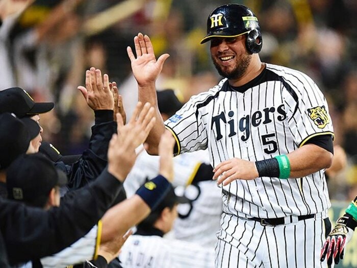 阪神・ゴメスにはストレートが有効!日本一の行方を左右する「主砲対策」。<Number Web> photograph by NIKKAN SPORTS