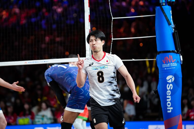 関田誠大（VNLイラン戦）©︎Volleyball Wrold