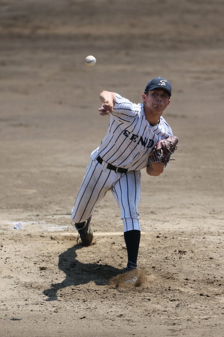 今年6月、大学ジャパン候補の合宿での佐藤幻瑛　©Shigeki Yamamoto