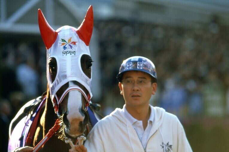 97年ジャパンC、エアグルーヴ　©Tomohiko Hayashi