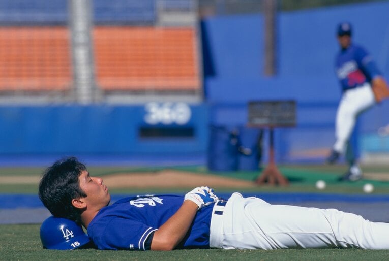 ドジャース時代　©Kazuaki Nishiyama