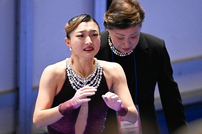 自身最後の全日本選手権で圧巻の演技を見せた坂本花織【スワイプするとそのほかの写真もご覧になれます】　©Asami Enomoto