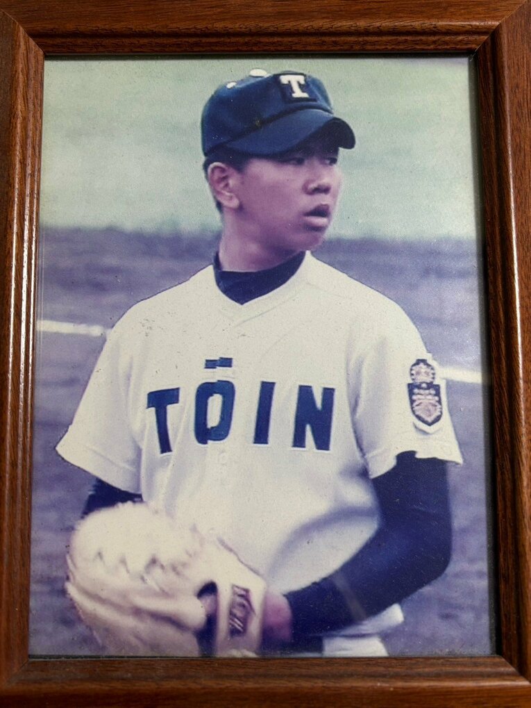 桐蔭学園（高校）時代の横塚さん　（本人提供）