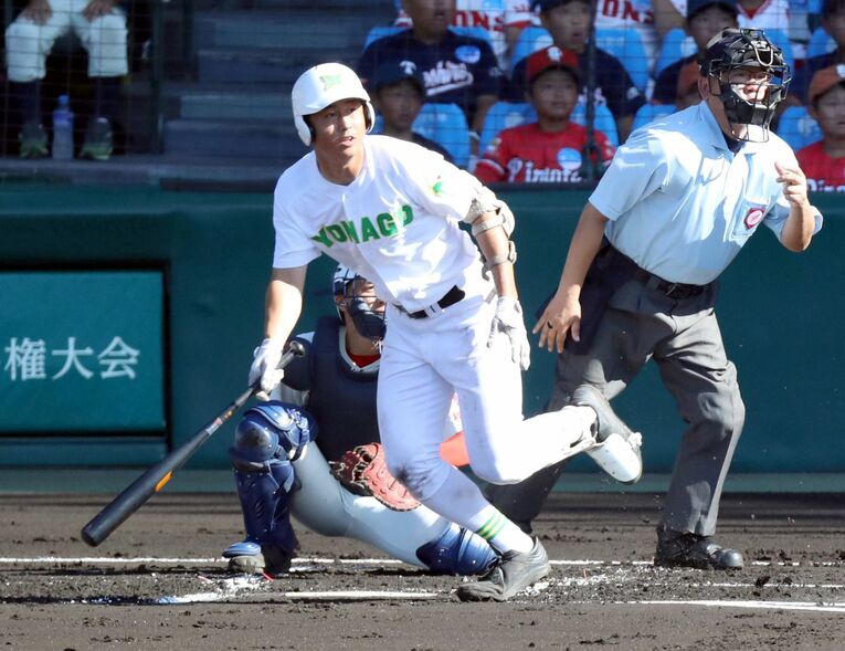 岡本大翔（ショート・米子東・190cm92kg）