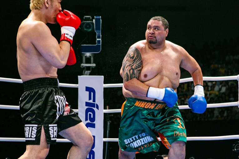 ハワイで行われたチェ・ホンマンとの再戦　©Susumu Nagao