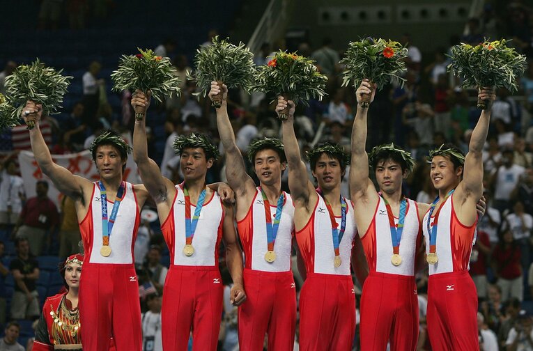 水鳥の人生を大きく変えたアテネ2004の金メダル　©Getty Images　©IOC-All Rights Reserved.