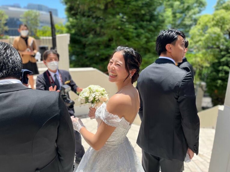 結婚式の様子　©本人提供