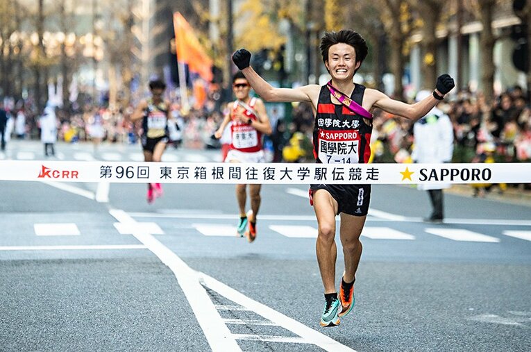 第96回箱根駅伝（2020年1月）で総合3位に入った國學院大。着実に実績を積み上げてきたことで、有望な素材が集まりつつある ／ photograph by Nanae Suzuki