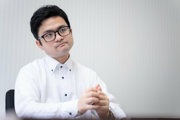 現在は中学校で教諭を務める開成優勝メンバーのひとり、大場悠太郎。当時からその知識量と泰然とした性格で部内でも一目置かれていた　©Shiro Miyake