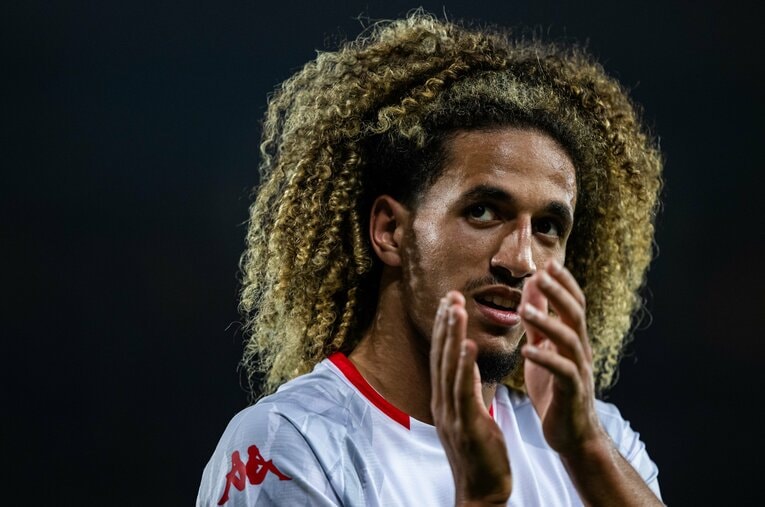 メジブリらを擁するチュニジア代表。監督交代によって不気味さを増している ／ photograph by Christian Bruna/Getty Images