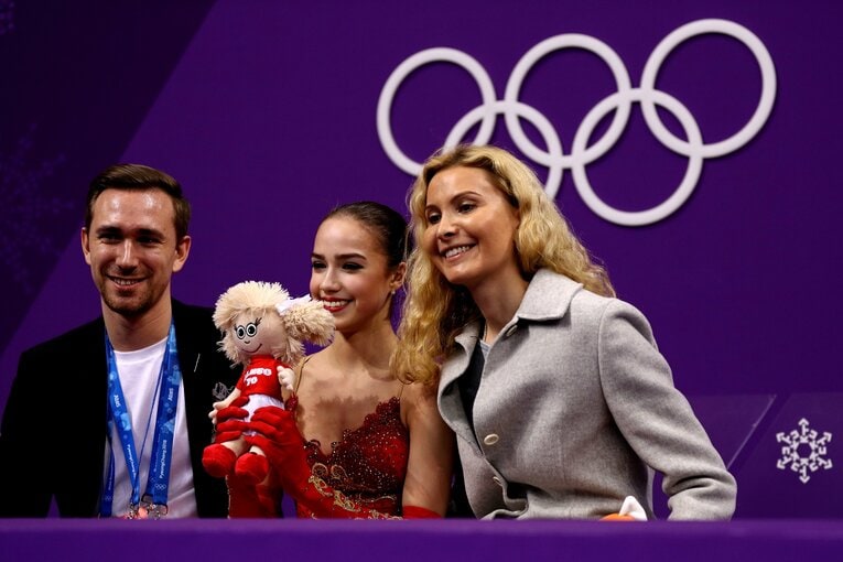 平昌五輪では門下生のザギトワが金メダリストに　©Getty Images