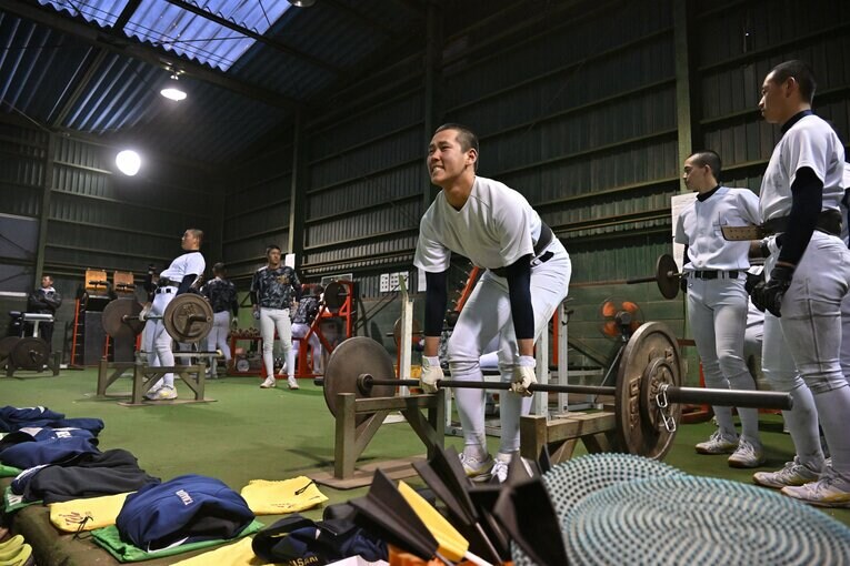 大阪桐蔭の練習風景（2022年）　©︎Hideki Sugiyama