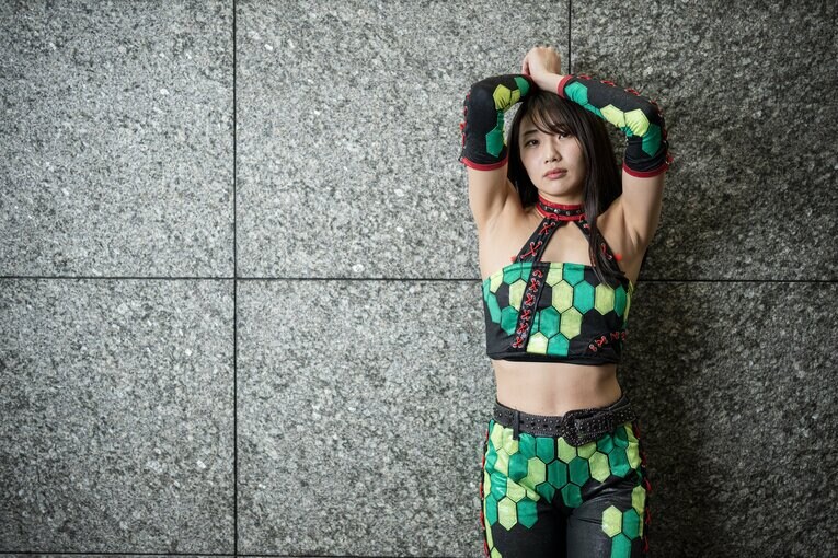 マリーゴールドのプロレスラー・勇気みなみ　©Shiro Miyake