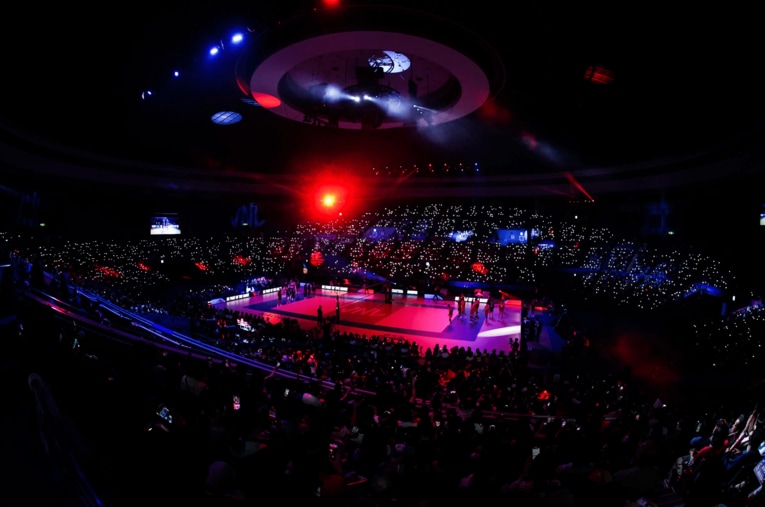 2023年ネーションズリーグ イラン戦　©︎FIVB