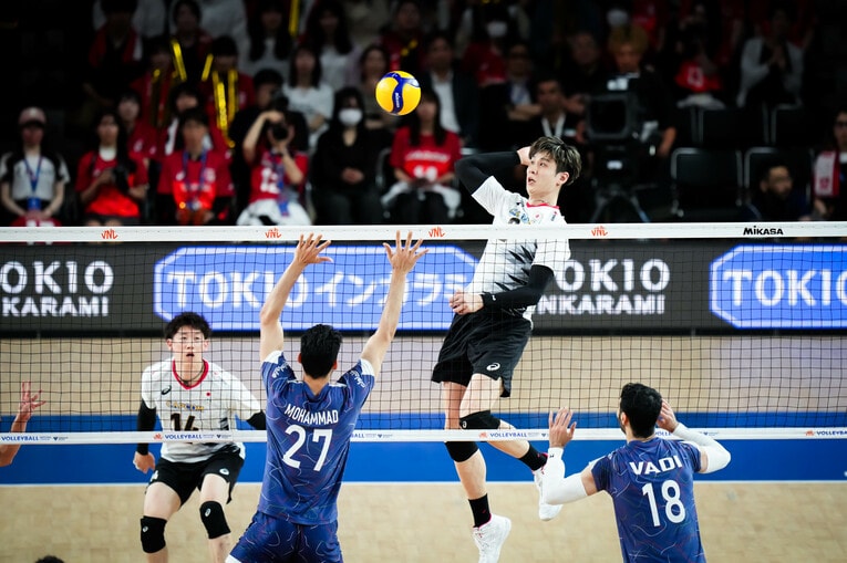 小野寺太志（VNLイラン戦）　©︎Volleyball Wrold