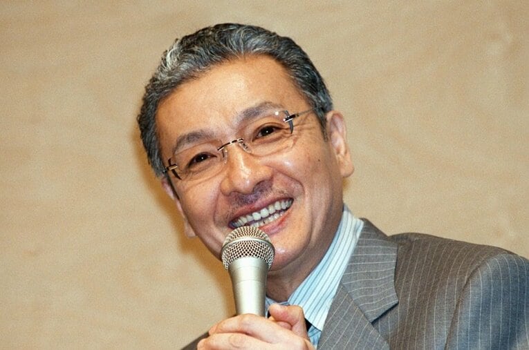 『ザ・ベストテン』（TBS系）『ニュースステーション』（テレビ朝日系）などで活躍した久米宏さん ／ photograph by JIJI PRESS