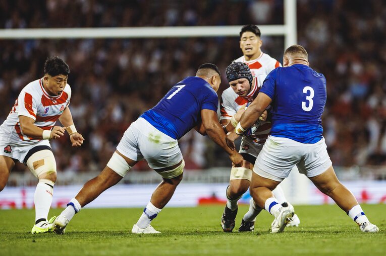 ピーター・ラブスカフニ（2023年ラグビーW杯サモア戦）　©︎Kiichi Matsumoto