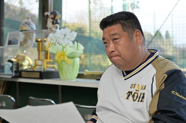 大阪桐蔭を率いる西谷浩一監督がロングインタビューに応じた ／ photograph by Hideki Sugiyama