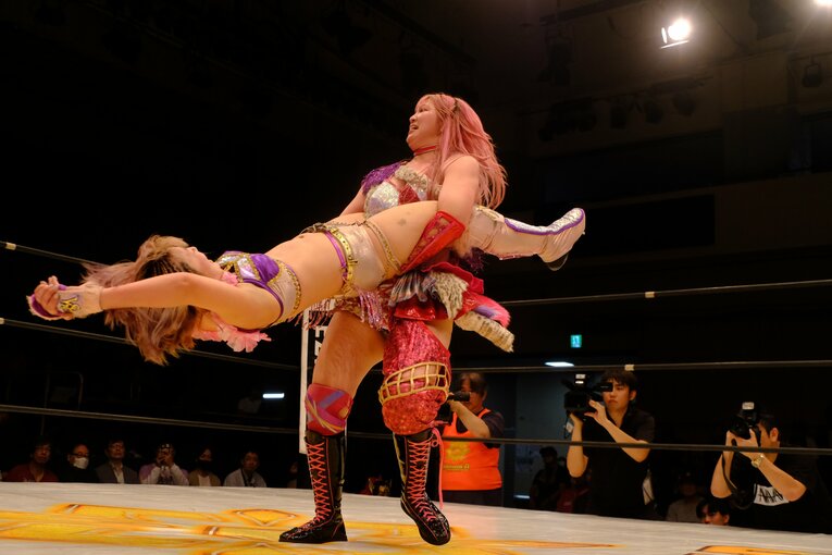 マリーゴールドの人気女子レスラー・後藤智香　©Norihiro Hashimoto