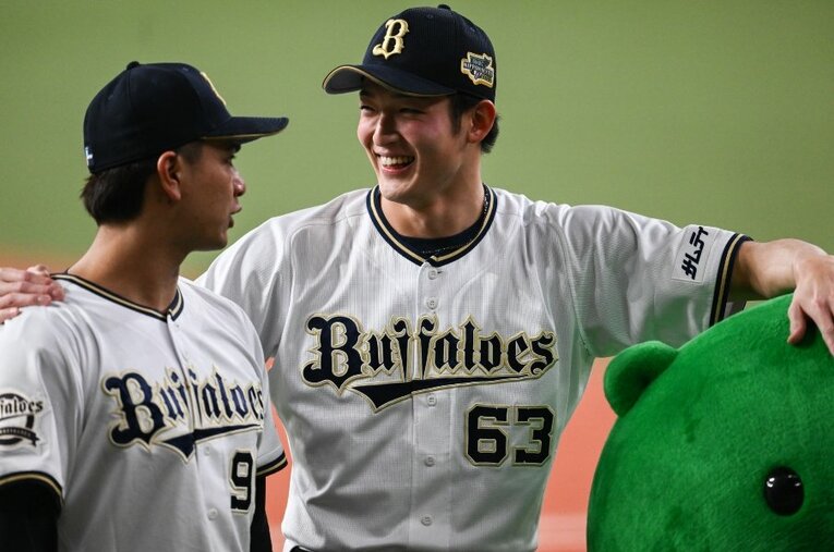 離脱する栗林に代わって追加招集された山崎颯一郎（24歳）。世界一に突き進む侍ジャパンに楽しみな投手がまた一人加わった ／ photograph by Nanae Suzuki