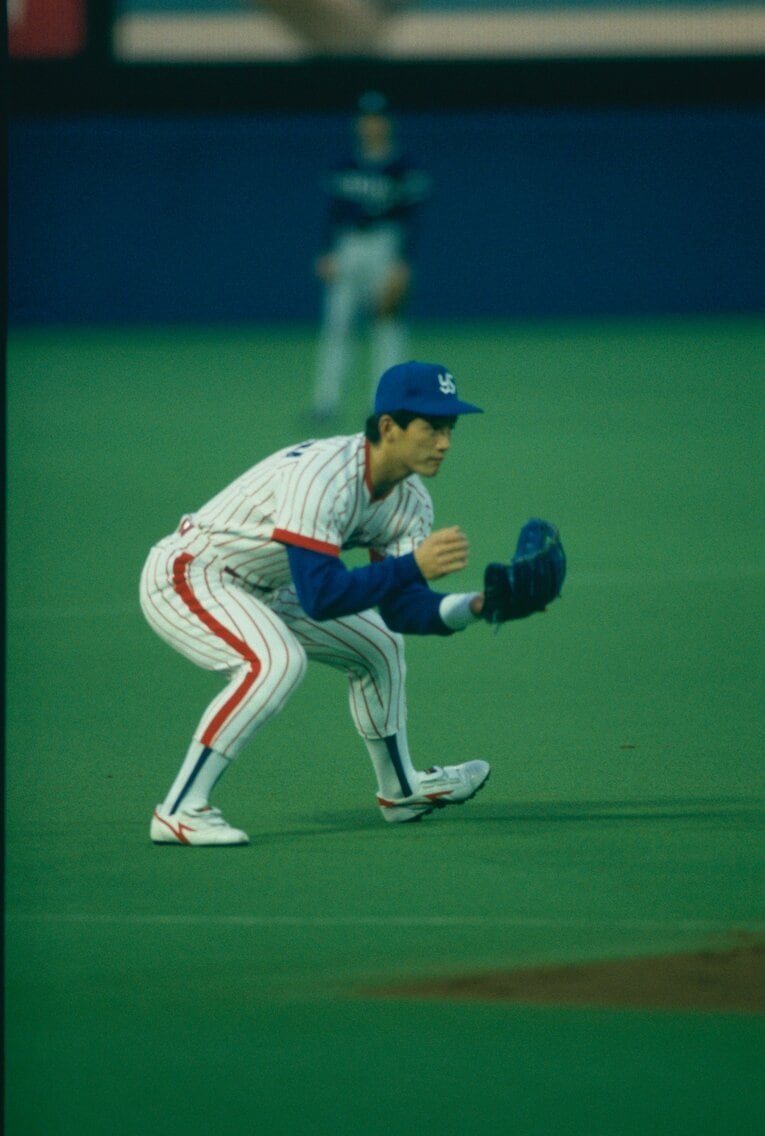 ヤクルト時代の一茂　©BUNGEISHUNJU