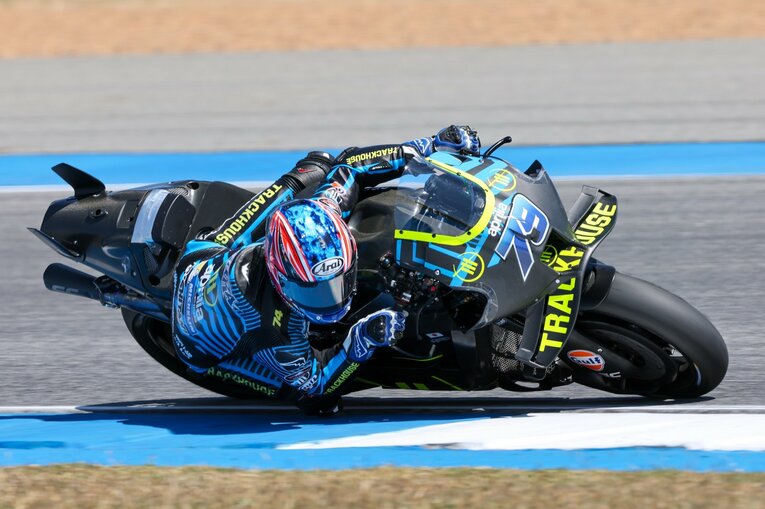 アプリリアでテストに臨んだ小椋藍の走り　©Satoshi Endo