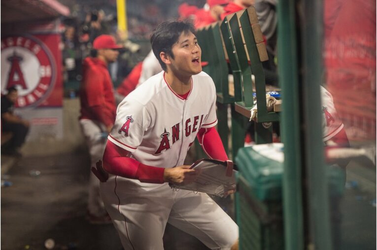 エンゼルス1年目の2018年　©Nanae Suzuki