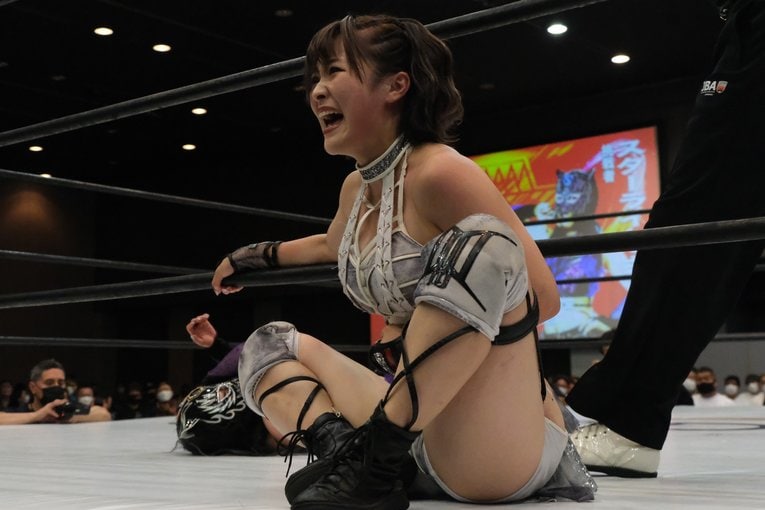 8月29日のスターライト・キッド戦　©Norihiro Hashimoto