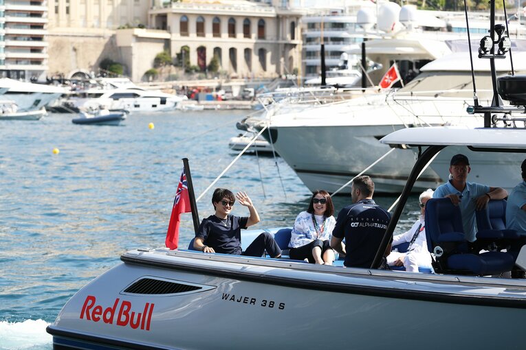 モナコGPの角田裕毅　©Getty Images / Red Bull Content Pool