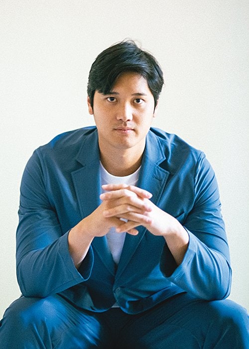 Numberの独占インタビューに応じた大谷翔平