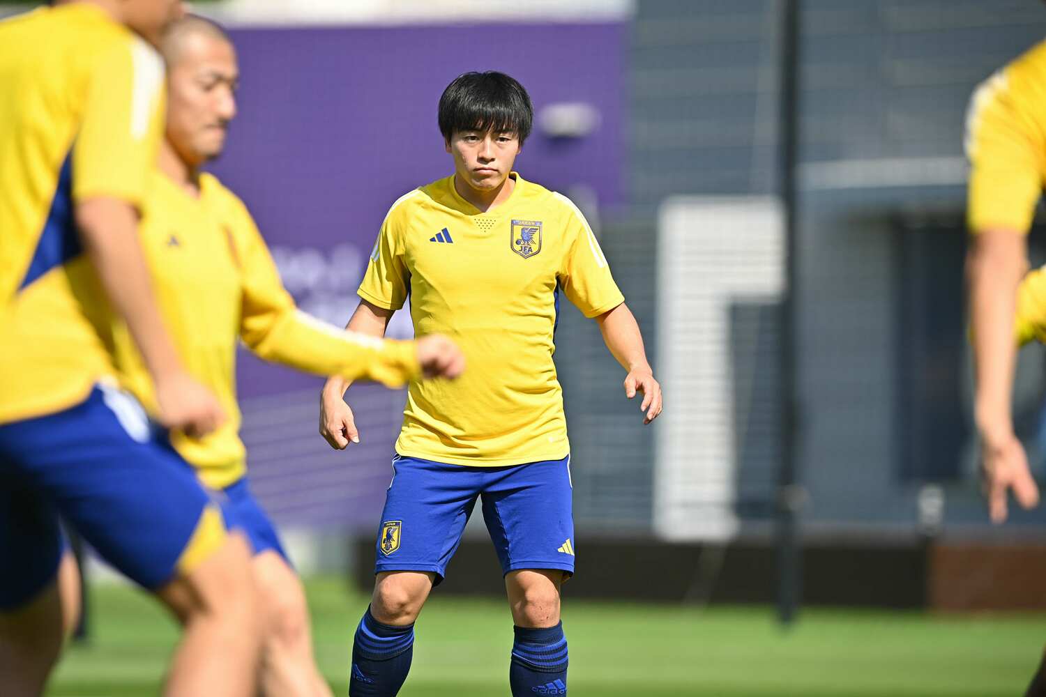 前日練習での相馬　©Takuya Kaneko/JMPA