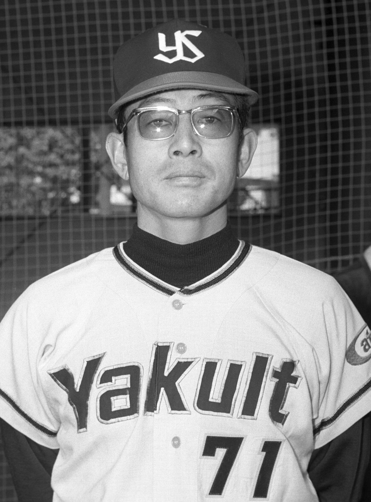 1974年、ヤクルトコーチ時代の広岡達朗　©KYODO