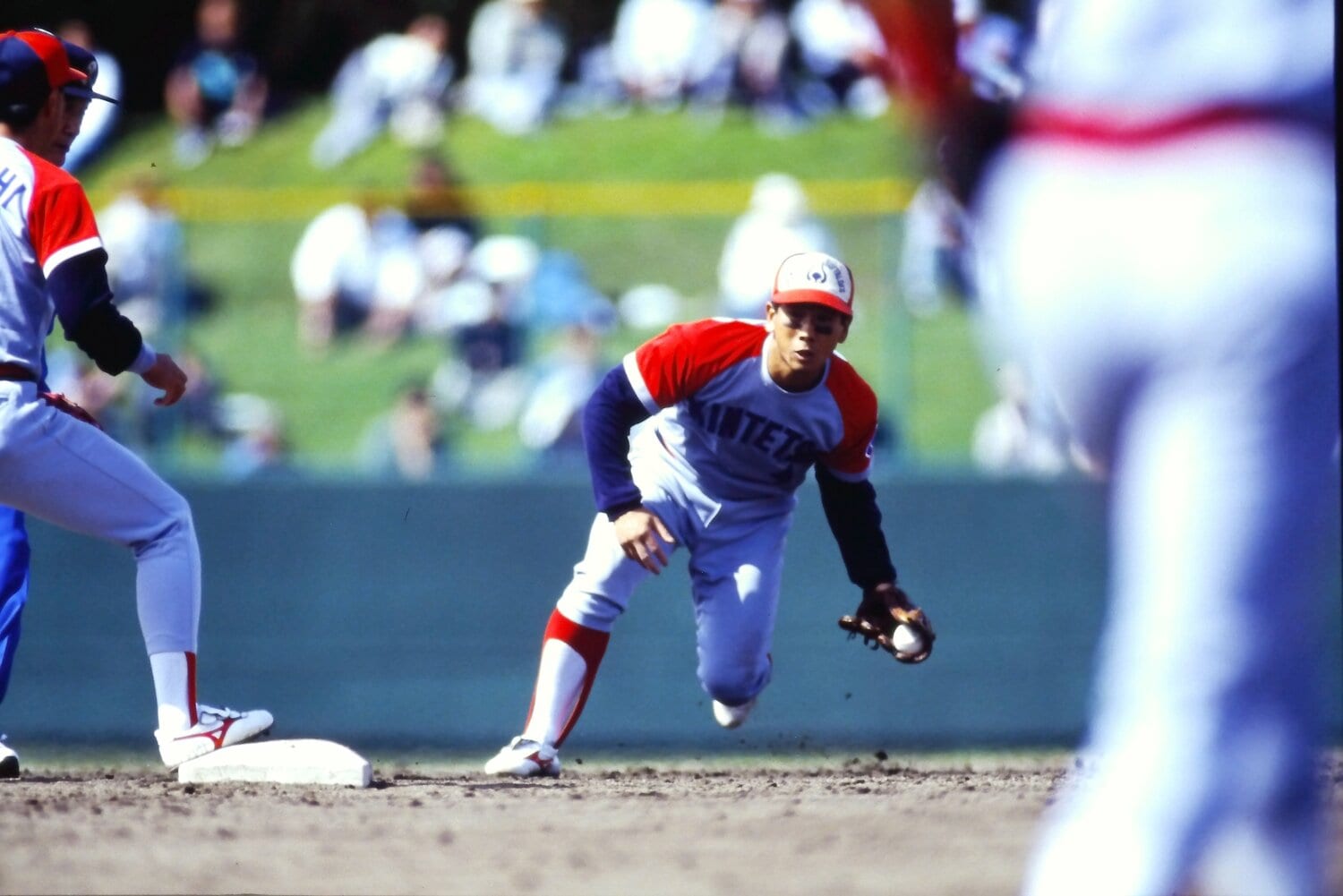 守備の名手だったセカンド・大石大二郎　©Koji Asakura