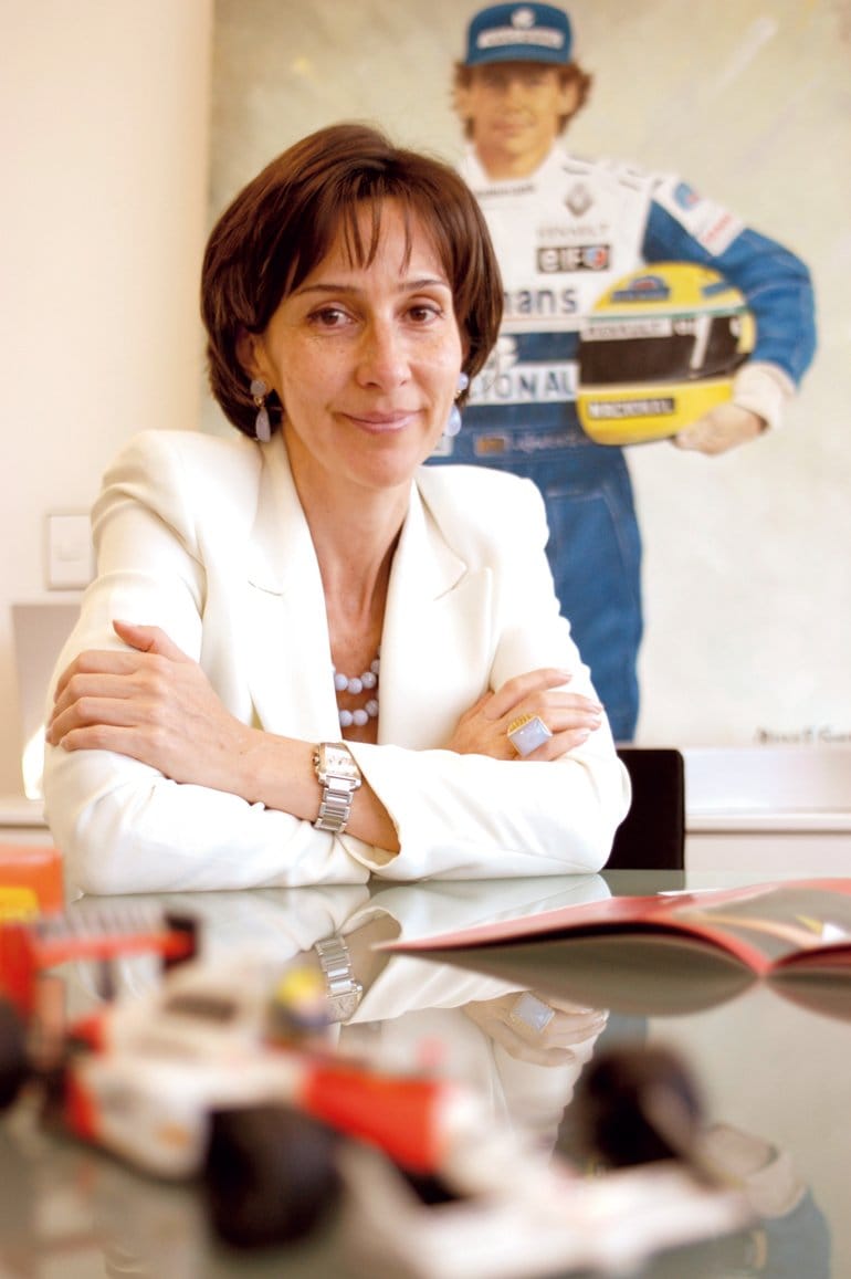 実姉のビビアーニ・セナ（写真は2004年に撮影） ©Getty Images